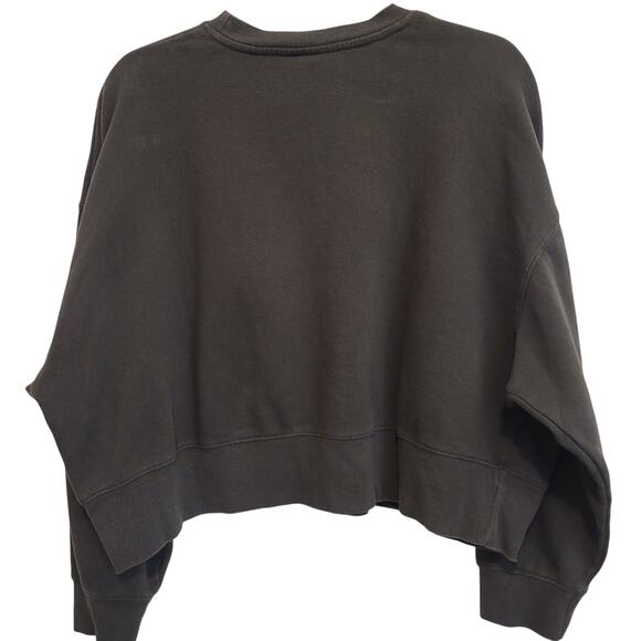 TAYLOR SWIFT Sweatshirt S Fearless TV With You I'd Dance Cropped Crewneck Gray - Picture 3 of 8